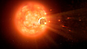 Red Giant Destroying Planet