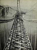 Golden Gate Bridge main span, 1937