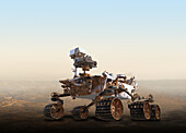 Perseverance rover, illustration