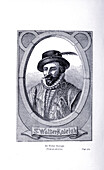 Sir Walter Raleigh, 19th century illustration