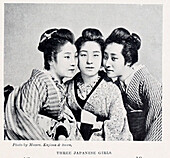 Three Japanese girls