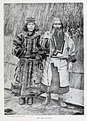 Ainu man and wife