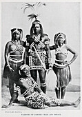 Male and female warriors of Dahomey