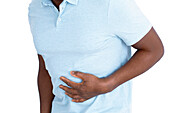 Man with abdominal pain