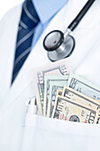 Healthcare costs, conceptual image