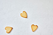Shortcrust pastry hearts
