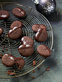 Chocolate shortbread biscuits