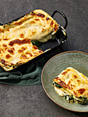 Spinach lasagne with ricotta