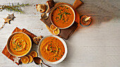 Pumpkin soup from the slow cooker