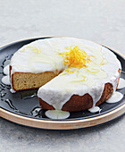 Zitronen-Buttermilch-Kuchen ohne Mehl