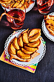 Apple puff pastry from the oven