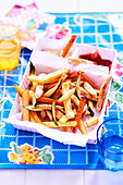 Vegetable fries for children