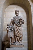 France,Paris,Pitie Salpetriere Hospital,St Louis de la Salpetriere chapel,Statue of St. Matthew