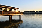Frankreich,Gironde,Bordeaux,Welterbe der UNESCO,Ufer der Garonne,Quai des Queyries,Restaurant L'Estacade