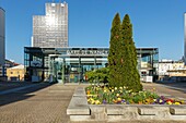 Frankreich,Meurthe et Moselle,Nancy,Bahnhof Nancy Ville und Turm Thiers im Hintergrund