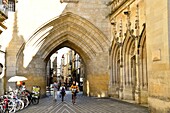 Frankreich,Gironde,Bordeaux,von der UNESCO zum Weltkulturerbe erklärter Stadtteil Saint Peter,gotisches Tor Cailhau aus dem 15.