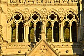 Frankreich,Somme,Amiens,Kathedrale Notre-Dame,Juwel der gotischen Kunst,von der UNESCO zum Weltkulturerbe erklärt,die Westfassade