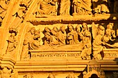 France,Somme,Amiens,Notre-Dame cathedral,jewel of the Gothic art,listed as World Heritage by UNESCO,the western facade
