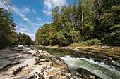 Frankreich,Ain,Bellegarde,die Verluste der Valserine erster Fluss klassifiziert wilden Fluss von Frankreich,ein malerischer Ort