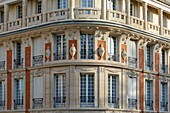 France,Meurthe et Moselle,Nancy,detail of fafade in Oratoire street