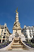 France,Marne,Reims,place Drouet d'Erlon,Sube fountain dating from 1906