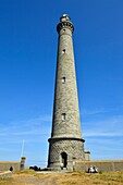 Frankreich,Finistere,Plouguernau,die Jungfraueninsel im Archipel von Lilia,der Leuchtturm der Jungfraueninsel,der höchste Leuchtturm in Europa mit einer Höhe von 82,5 Metern