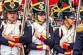 Frankreich,Seine et Marne,Schloss Fontainebleau,historische Rekonstruktion des Aufenthalts von Napoleon I. und Josephine im Jahr 1809