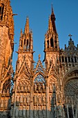 Frankreich,Seine Maritime,Rouen,Südfassade der Kathedrale Notre-Dame de Rouen