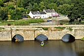 France,Finistere,Chateauneuf du Faou,view from the Aulne river