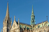 Frankreich,Meurthe et Moselle,Nancy,Neugotische Basilika Saint Epvre de Nancy, erbaut im 19. Jahrhundert aus Steinen aus Euville