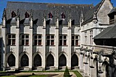 Frankreich,Indre et Loire,Tours,Kathedrale Saint Gatien,Kreuzgang La Psalette aus dem 15. und 16. Jahrhundert,Blick von der Terrasse