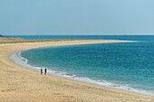 Frankreich,Morbihan,Houat,Südostküste,der große Strand von Treac'h und Goured