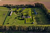 France,Seine-Maritime,Pays de Caux,Harcanville,clos masure,a typical farm of Normandy,called La Bataille