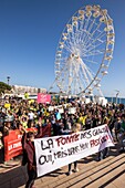 Frankreich,Var,Saint Raphael,die Marche du siècle Klimademonstration von Samstag,16.März 2019,Motto Das schmelzende Eis