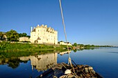 Frankreich,Maine et Loire,Loiretal als Welterbe der UNESCO gelistet,Montsoreau,Schloss aus dem 15. Jahrhundert an der Loire