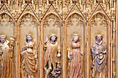 France,Cote d'Or,Dijon,area listed as World heritage by UNESCO,Musee des Beaux Arts (Fine Arts Museum) in the former palace of the Dukes of Burgundy ,the altarpieces of the charterhouse of Champmol