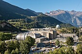 France,Savoie,Haute Maurienne ,Arvieux,les batimenst de la soufflerie ONERA