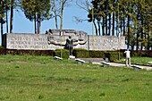 France,Vosges,Dompaire,memorial of the battle of tanks of the 2nd Db of Gal Leclerc which took place from 12 to 15 September 1944