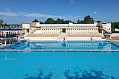 France,Pas de Calais,Bruay la Buissiere,Salengro pool in art deco style