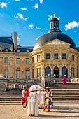 Frankreich,Seine et Marne,Maincy,das Schloss von Vaux-le-Vicomte,Tag des 15. Grand Siecle : Kostümtag des 17.