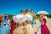 Frankreich,Seine et Marne,Maincy,das Schloss von Vaux-le-Vicomte,15. Grand Siecle Tag : Kostümtag des 17.