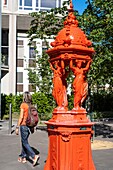 France,Paris,along the GR® Paris 2024 (or GR75),metropolitan long-distance hiking trail created in support of Paris bid for the 2024 Olympic Games,Gare district,Wallace fountain,Ivry avenue