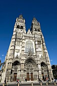 Frankreich,Indre et Loire,Tours,Kathedrale Saint Gatien,Westfassade