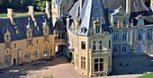 Frankreich,Nievre,La Fermete,Schloss von Prye (Luftaufnahme)