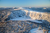 Frankreich,Haut Rhin,Hautes Vosges,Der Lac Blanc (Luftaufnahme)