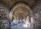 France,Cantal,Feydit (near Allanche),Regional Natural Park of the Auvergne Volcanoes,hamlet Chastres,Chanet Chapel (1100 m)