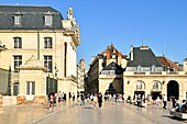 France,Cote d'Or,Dijon,area listed as World Heritage by UNESCO,place de la Libération (Liberation Square) and the Palace of the Dukes of Burgundy which houses the town hall and the Museum of Fine Arts