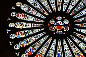 France,Maine et Loire,Angers,Saint Maurice cathedral,south rose window