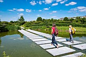 France,Paris,along the GR® Paris 2024 (or GR75),metropolitan long-distance hiking trail created in support of Paris bid for the 2024 Olympic Games,Auteuil district,Auteuil Hippodrome