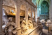 France,Seine Saint Denis,Saint Denis,the cathedral basilica,the tomb of Louis XII and Anne of Brittany